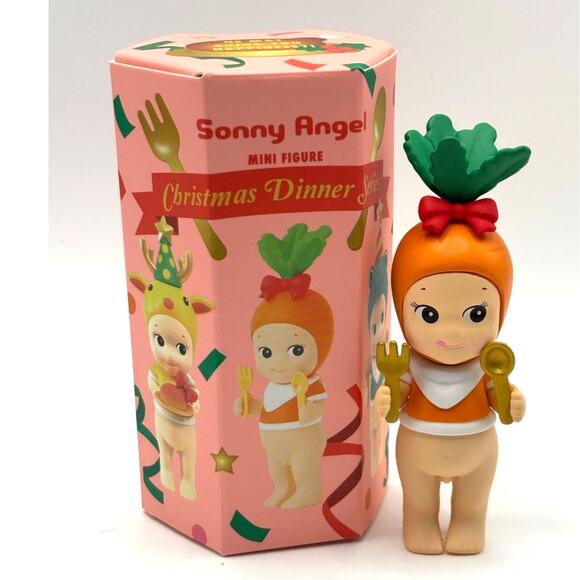 Sonny Angel Other - New Sonny Angel Carrot Mini Figure, Christmas Dinner Series, Open Box